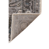 9' x 12' Blue and Brown Medallion Power Loom Area Rug