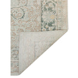 5' x 7' Sea Green Medallion Power Loom Area Rug