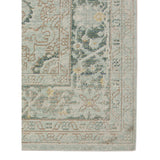 8' x 10' Sea Green Medallion Power Loom Area Rug