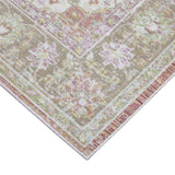 8' x 10' Coral Medallion Power Loom Area Rug