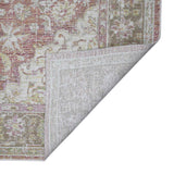8' x 10' Coral Medallion Power Loom Area Rug