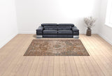 9' x 12' Taupe Medallion Power Loom Area Rug With Fringe