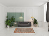 5' x 7' Teal Southwestern Power Loom Area Rug With Fringe