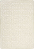 5' x 7' Brown and Ivory Geometric Hand Tufted Area Rug