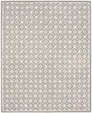 8' x 10' Gray and Ivory Geometric Hand Tufted Area Rug
