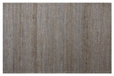 9' x 12' Gray Striped Hand Woven Area Rug