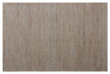 8' x 10' Beige Striped Hand Woven Area Rug