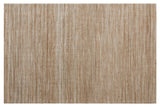 8' x 10' Beige Striped Hand Woven Area Rug