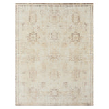 5' x 7' Beige Abstract Washable Non Skid Area Rug