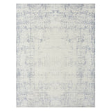 5' x 7' Gray Abstract Washable Non Skid Area Rug