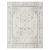 2' x 3' Gray Medallion Washable Non Skid Area Rug