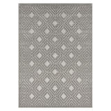 8' x 10' Gray Geometric Area Rug