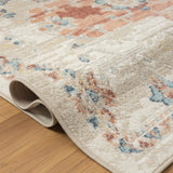 8' x 10' Ivory Medallion Area Rug