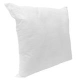 18" X 18" White Polyester Blown Seam Down Pillow Insert