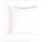 18" X 18" Off White Chevron Cotton Blend Pillow Cover With Texture
