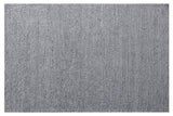9' x 12' Gray Wool Striped Hand Woven Area Rug