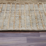8' x 10' Brown Striped Hand Woven Area Rug