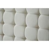 Navy Blue Solid Wood Twin Tufted Upholstered Velvet Bed