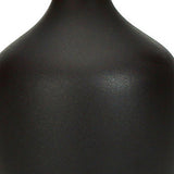 25" Cream Ceramic Urn Table Lamp With Cream Drum Shade