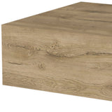 5" Gray One Drawer Faux Wood Floating Nightstand