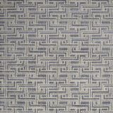 8' x 10' Blue Geometric Distressed Area Rug