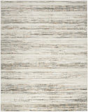 8' x 10' Cream Abstract Distressed Area Rug