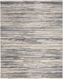 5' x 7' Cream Abstract Distressed Area Rug