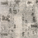 5' x 7' Cream Abstract Area Rug