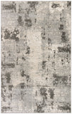 4' x 6' Cream Abstract Area Rug