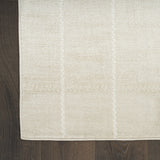 5' x 7' Cream Geometric Area Rug