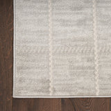 4' x 6' Gray Geometric Area Rug