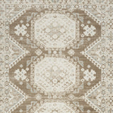 5' x 7' Blue Geometric Distressed Area Rug