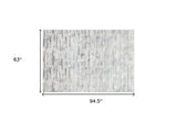 5' x 7' Turquoise Sheepskin Washable Area Rug