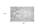 9' x 12' Navy Blue Abstract Area Rug