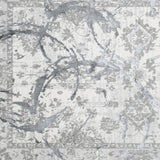 3' X 5' Gray Abstract Area Rug