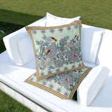 Set of Two 16" Green Bee Does Not Apply Indoor Outdoor Throw