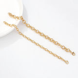 Charm Bar Bracelets - Cable Link 18k Gold Plated