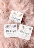 Pastel Floral Studs