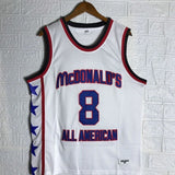8 bryant mcdonald's jersey white Style 3