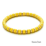 Enamel Stretch Bracelets  - Add Clip Charms