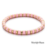 Enamel Stretch Bracelets  - Add Clip Charms