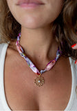 Scarf necklaces