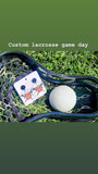 BC lacrosse acrylic earrings