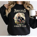 Abraxos Flower Garden Club Sweatshirt, Throne Of Glass Flower Hoodie, Throne Of Glass Tshirt, Fantasy Book Lover Shirt, Bookish Gift Sweater Pulloverstyle{n002}2