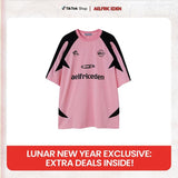 Aelfric Eden Pink Colorblock Racing Tee