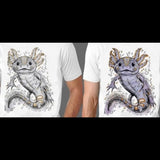 Ajolote unisex T-shirts Casual Cotton Black
