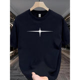 American Fashion Brand Short Sleeve T-shirt Men's Summer 2025 Pu Shuai Design Sense High Street Loose Crew Neck Top