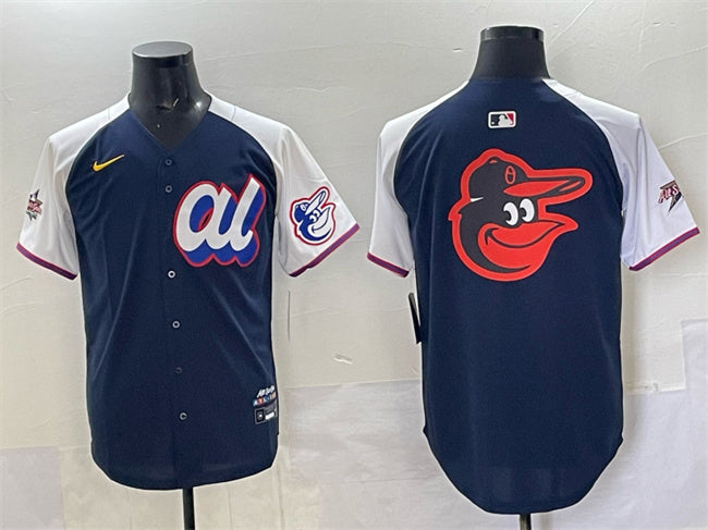 American League Baltimore Orioles Team Big Logo Navy Alternate 2025 All-Star