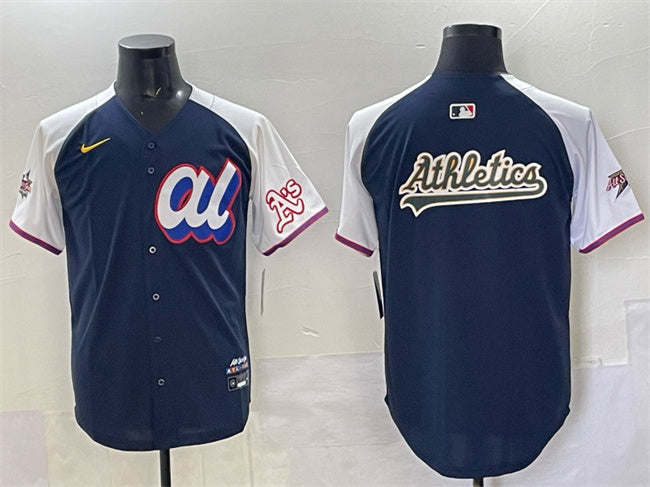 American League Oakland Athletics Team Big Logo Navy Alternate 2025 All-Star Edition