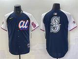 American League Seattle Mariners Team Big Logo Navy Alternate 2025 All-Star Edition